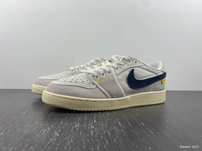 AJKO SP 1 Fashionable Jordan Retro Union DZ4864-100 Sail 602 Leather Low 0604
